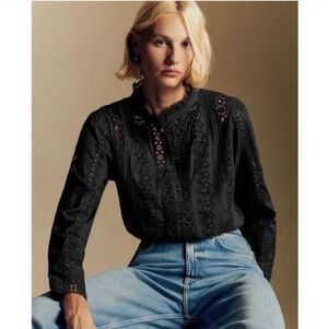 Sezane Rym Blouse - Black